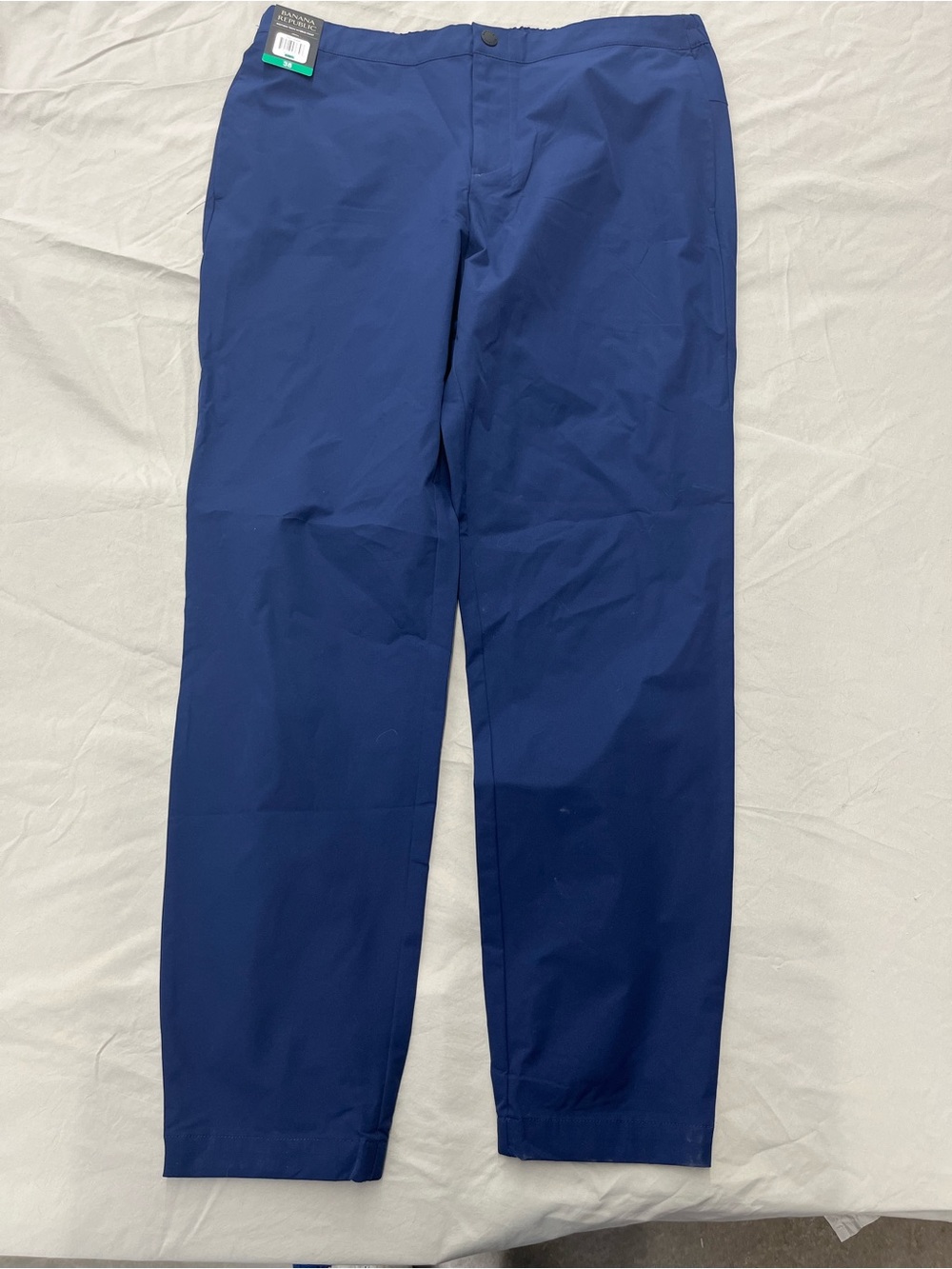 Banana Republic Classic Navy Blue Chino Pants Size 38 New with Tags